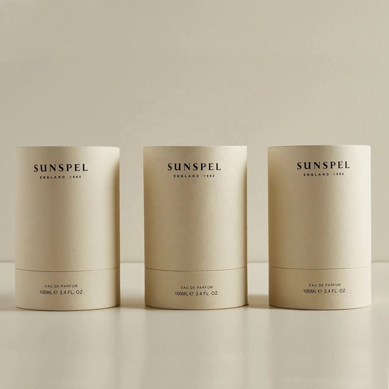 Bouteille de parfum cosmétique personnalisée, bouteille d'huile essentielle, Tube en papier, cylindre rond, Tubes d'emballage en carton pour parfum, offre spéciale