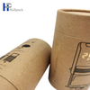 Adaptez aux besoins du client le tube décoratif de carton de tube de carton de papier kraft de joint d'emballage biodégradable