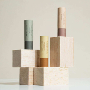 Hallpack – Tube de baume à lèvres personnalisé en papier écologique, cylindre Push Up, déodorant, forme ronde, emballage en Tubes en papier