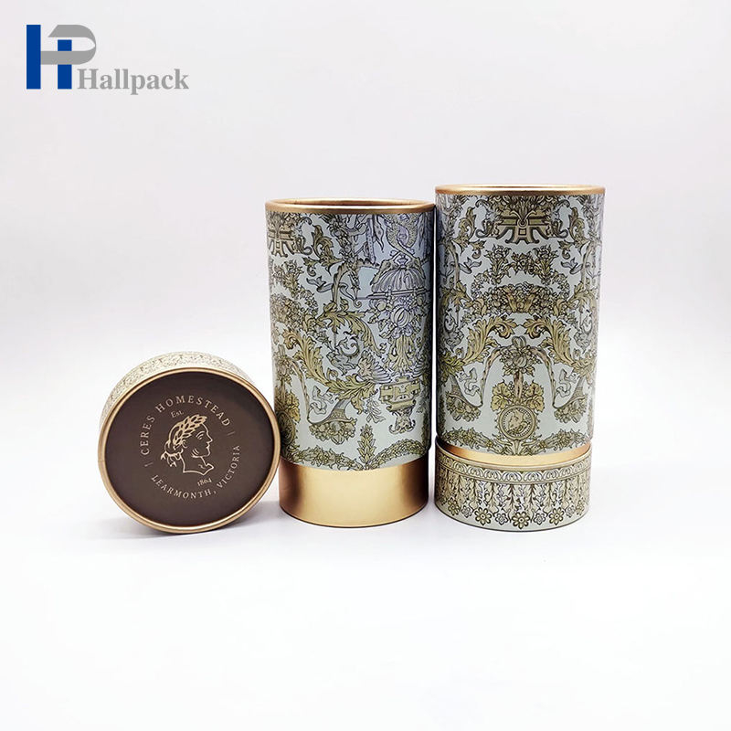 Tubes à thé en papier Kraft écologique, boîte de tubes en papier de 30ml pour produits ménagers ronds cosmétiques/cosmétiques/aliments/cadeaux et artisanat, accepter 500 pièces