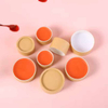 Emballage cosmétique fait sur commande biodégradable de tube de papier de boîte de cylindre de carton pour le correcteur de crème pour le visage