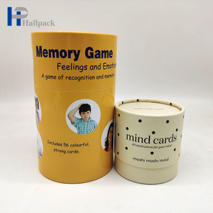 Tube rond en carton Kraft personnalisé, artisanat cadeau personnalisé, impression de disparition de Surface en relief pour l'emballage