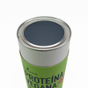 Emballage de Tube de papier alimentaire en carton Kraft de haute qualité, Tube rond en aluminium, estampage et impression de disparition écologiques