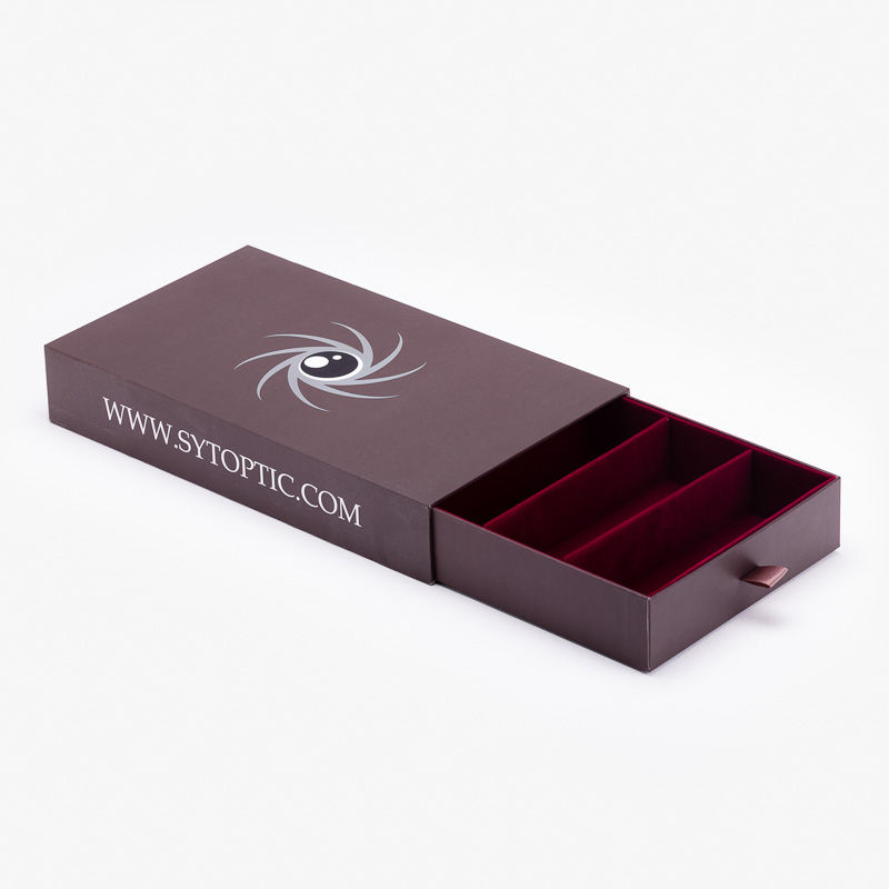 Emballage en papier de boîte-cadeau de parfum d'huile essentielle de cosmétiques de tiroir d'emballage de papier de carton d'impression faite sur commande