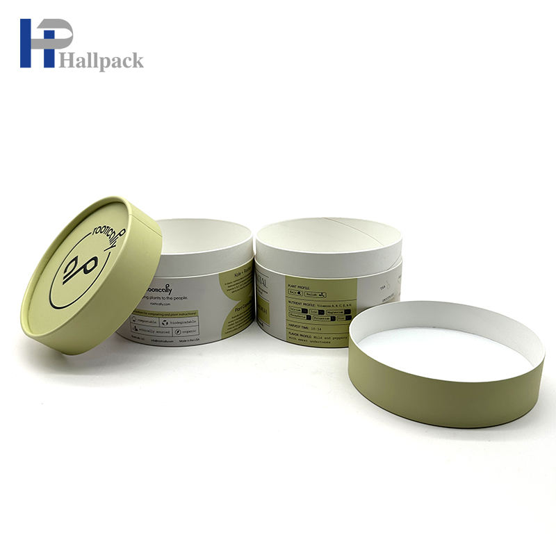 Tubes d'emballage en papier cosmétique Blush personnalisés, conteneurs de base de cylindre, numéro de modèle de gâteau de parfum, Tube d'emballage en papier