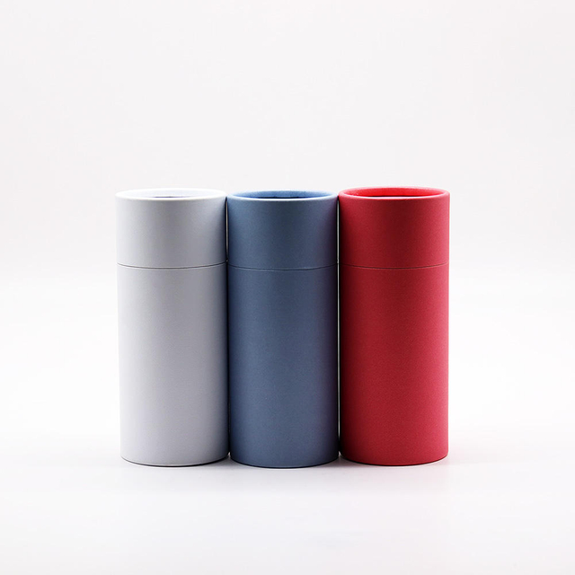 Tube en papier artisanal 100% recyclé, cire de soja faite à la main, bougie de luxe, pot en verre, Tube à noyau de papier, emballage de thé