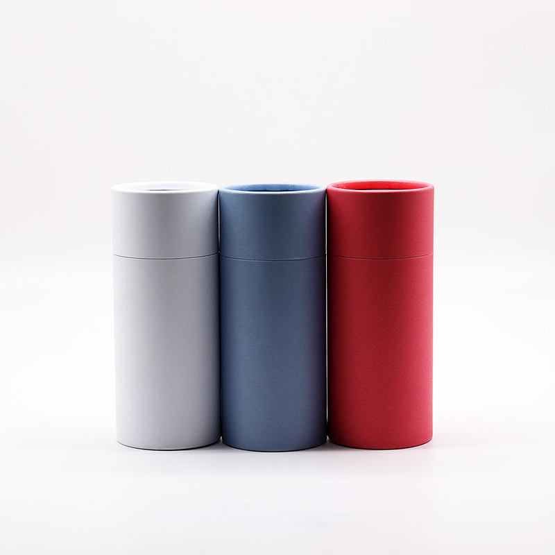 Tube en papier artisanal 100% recyclé, cire de soja faite à la main, bougie de luxe, pot en verre, Tube à noyau de papier, emballage de thé