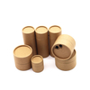 Tube rond fait sur commande de cylindre de carton d'Eco de papier kraft avec l'emballage supérieur de poudre de récipient de sel d'épice de tube de papier de secoueur