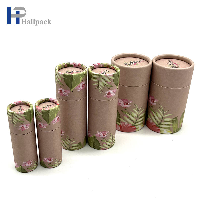 Cylindre de différentes tailles, Tube rond en papier Kraft, coque en papier, Tubes de rouge à lèvres