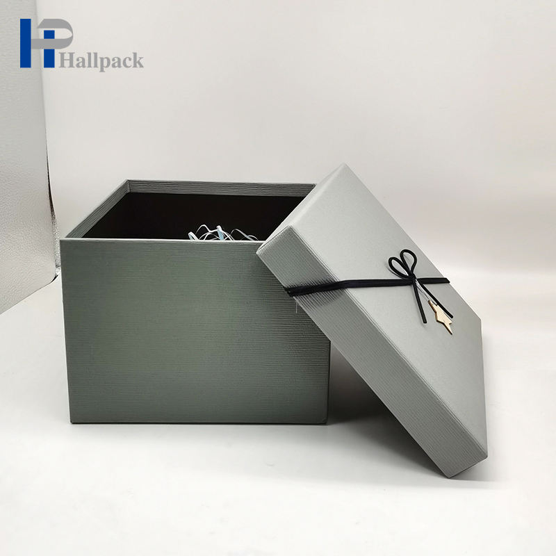 Boîte de papier grise de parfum adaptée aux besoins du client par professionnel d'accessoires de mode