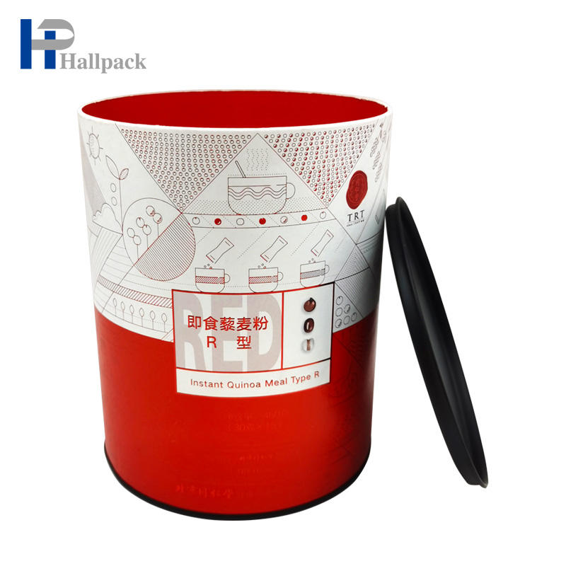 Emballage de papier de métier de grand tube de cigarette de nourriture de boîte de papier de tube