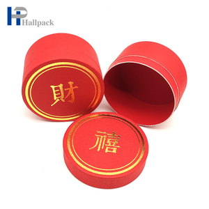 La boîte ronde cylindrique colorée d'emballage adaptent l'emballage aux besoins du client de tubes de papier de bougie