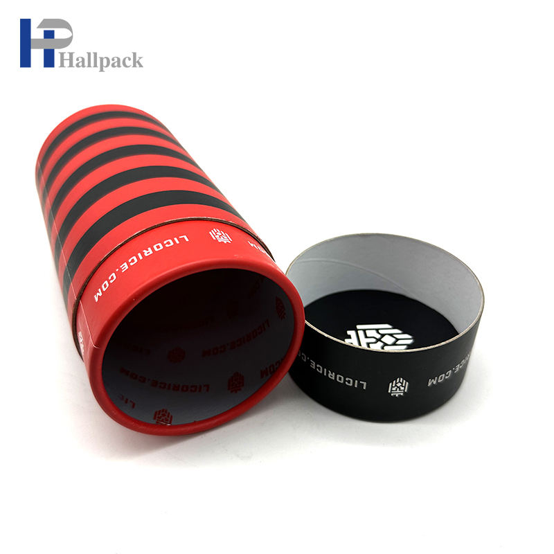 Boîte de flacon compte-gouttes avec Logo personnalisable de haute qualité, emballage rond en carton Kraft pour cosmétiques, Tube en carton coloré