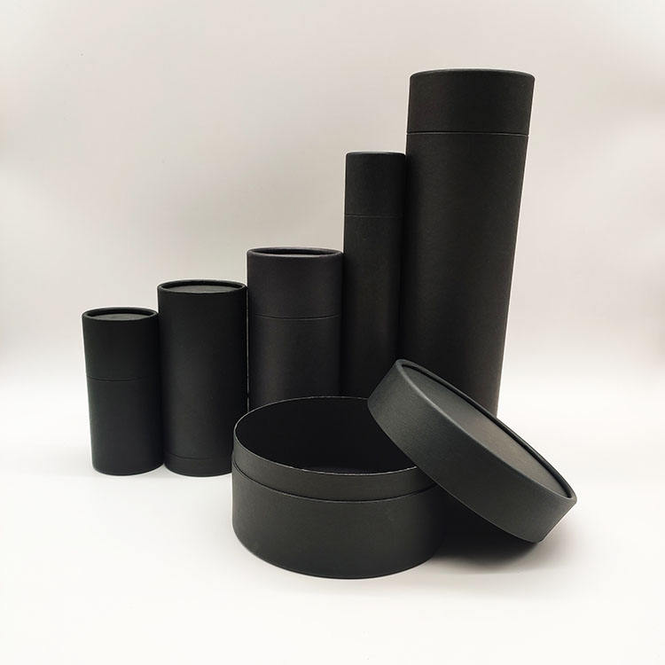 Carton rond solide de cylindre de papier biodégradable pour l'emballage de tube rond de bougie avec la manipulation d'impression de disparition d'estampage