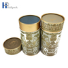 Tube de papier en feuille d'or, Eyeliner Shaker, emballage personnalisé, boîte en papier, cylindre de papier de qualité alimentaire moins cher pour le thé