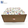 Boîte de papier de tiroir de boîte d'emballage de cadeau de taille de logo personnalisé en gros qui respecte l'environnement