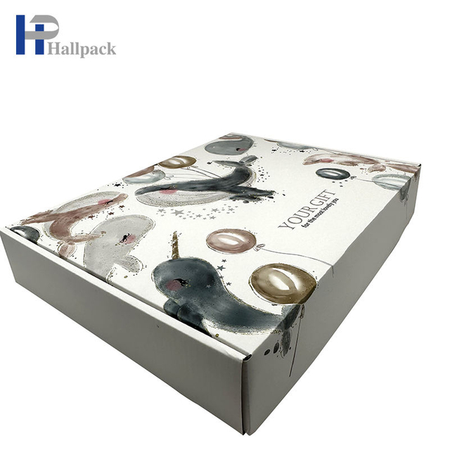 Boîte aux lettres en papier kraft boîte d'avion en carton ondulé recyclé