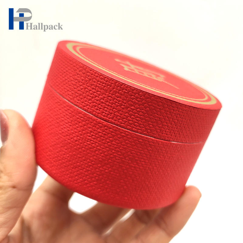 Boîte-cadeau faite sur commande de forme de cylindre de bord plat de tube de papier d'emballage de capacité élevée avec le tube de papier noir de couvercle