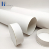 Tube blanc de papier d'emballage aucun tube cosmétique de papier de carton d'impression