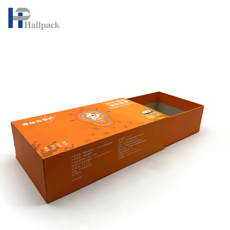 Boîte coulissante carrée d'emballage écologique, boîte d'impression en carton rigide avec tiroir, coque de téléphone, emballage de luxe, boîte-cadeau en carton