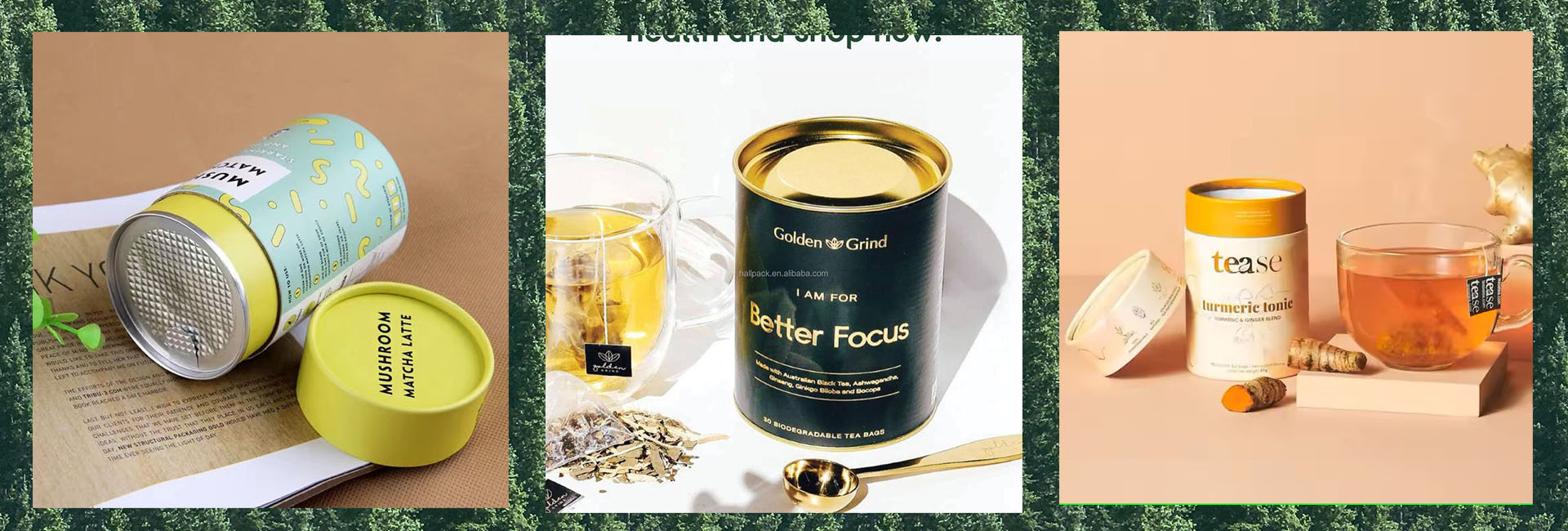 thé d'emballage de tube de papier