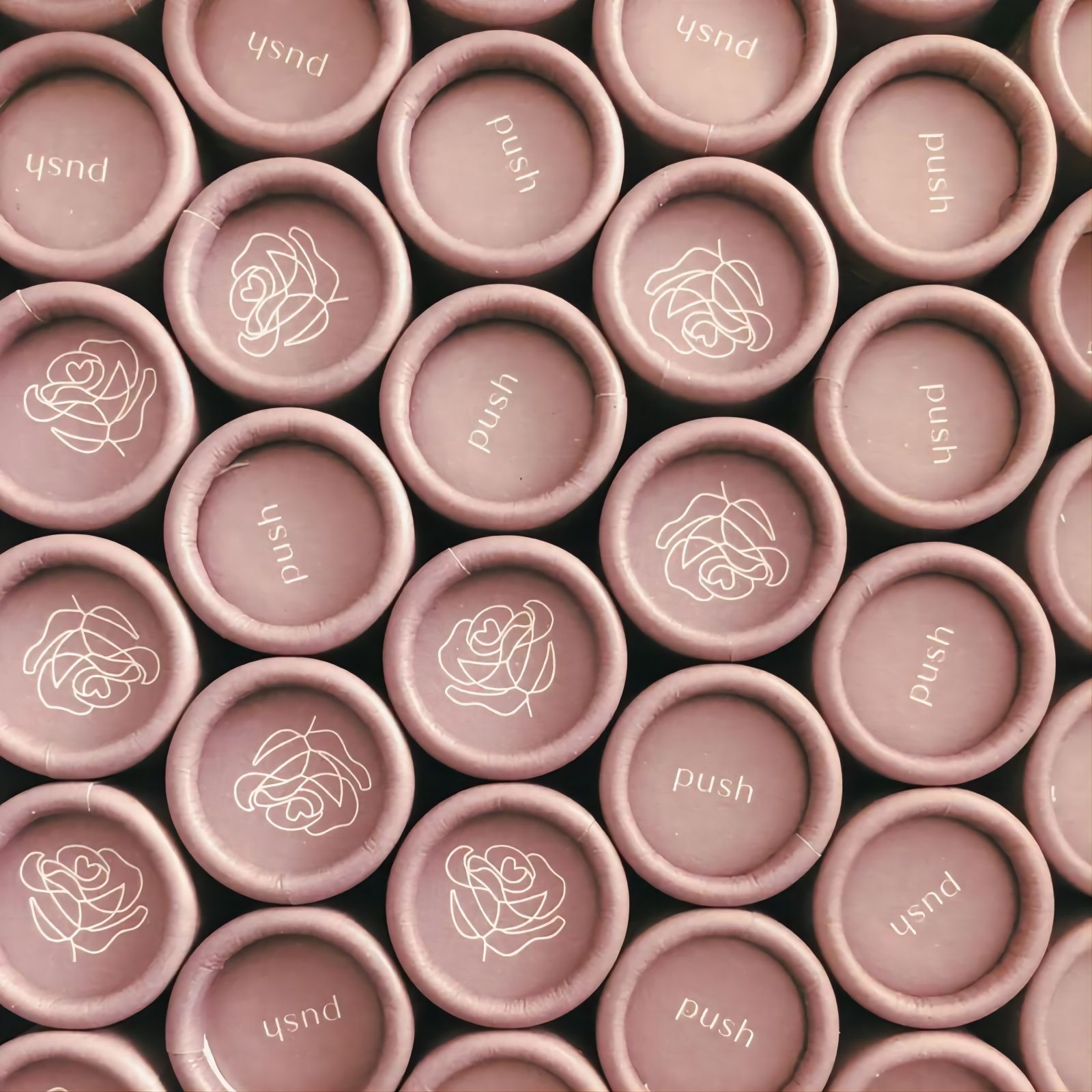 Tube de baume à lèvres personnalisé en papier biodégradable, cylindre de poussée de forme ronde, barre de Lotion, emballage de Tubes en papier