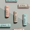 Papier de tube emballé par carton rond cosmétique fait sur commande qui respecte l'environnement emballé pour le baume à lèvres déodorant de poussée