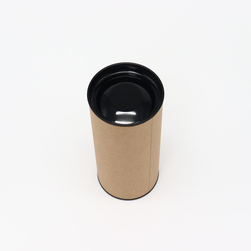 Paquet rond emballé par carton de catégorie comestible de conception adaptée aux besoins du client écologique de boîte de tube pour le thé de café