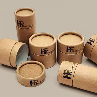 Paquet cosmétique fait sur commande biodégradable de boîte de tube rond emballé par carton cosmétique pour des protections de nettoyant de coton en bambou