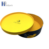 Emballage de tube de papier kraft recyclable pour gâteau de forme ronde laminé en relief finition mate brillante utilisation artisanale d'impressions de logo personnalisées