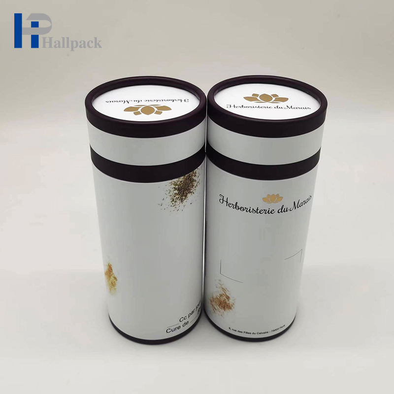 Tube de papier d'emballage de bonbons de Noël fait sur commande biodégradable de catégorie comestible de 100%