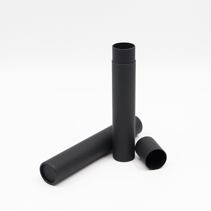 L'art fait sur commande écologique de papeterie fournit la boîte ronde de tube emballée par carton emballée pour peindre des crayons de couleur de stylo de colorant