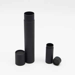 L'art fait sur commande écologique de papeterie fournit la boîte ronde de tube emballée par carton pour peindre des crayons de couleur de stylo de colorant