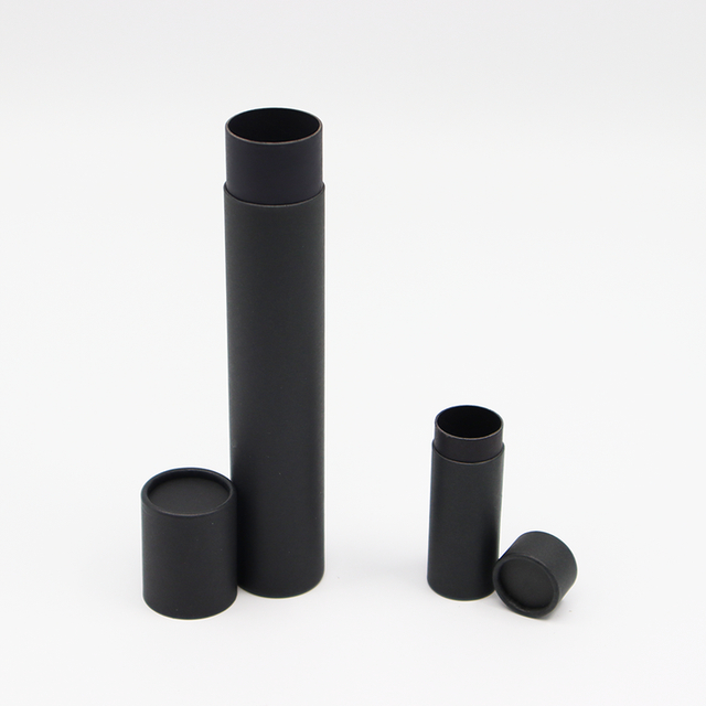 L'art fait sur commande écologique de papeterie fournit la boîte ronde de tube emballée par carton pour peindre des crayons de couleur de stylo de colorant