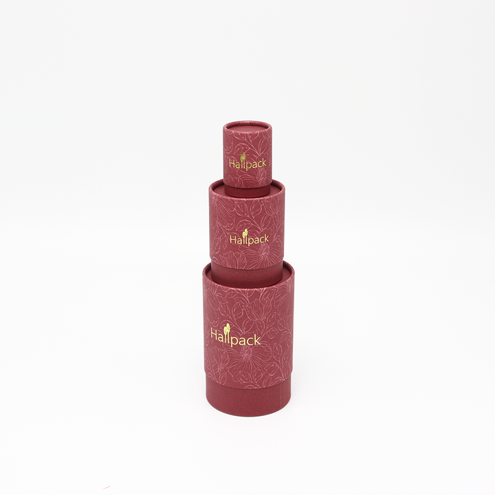 Emballage fait sur commande qui respecte l'environnement de tube de papier de boîte de cylindre de carton d'emballage de catégorie comestible pour le thé