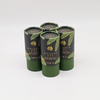 Matériau recyclé biodégradable, impression personnalisée, cylindre en carton dur Kraft, emballage en Tube de papier EVA Neto, huile essentielle