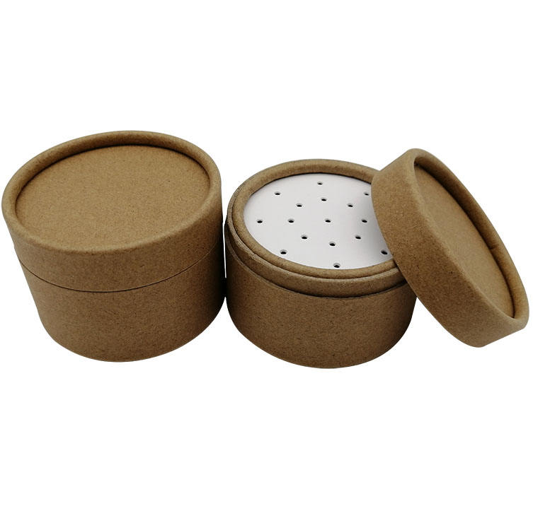 Haute qualité avec tube de papier tamis emballage de sel tube de papier biodégradable