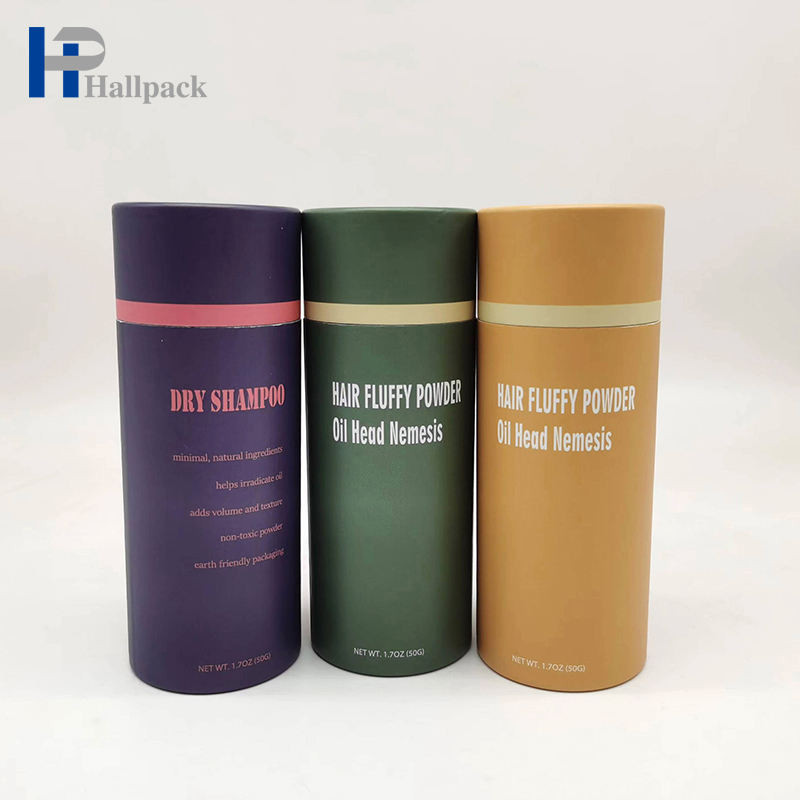 Tube de tamis en papier kraft de haute qualité, conception de tamis rond personnalisable pour les aliments, emballage de cylindre de puissance coloré et à moindre coût