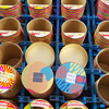 Matériau recyclé biodégradable, impression personnalisée, cylindre en carton dur Kraft, emballage en tube de papier, Logo Hallpack