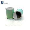 Tube rond de carton de cylindre de couvercle en plastique d'emballage qui respecte l'environnement de marque faite sur commande pour l'usage d'artisanat et d'emballage
