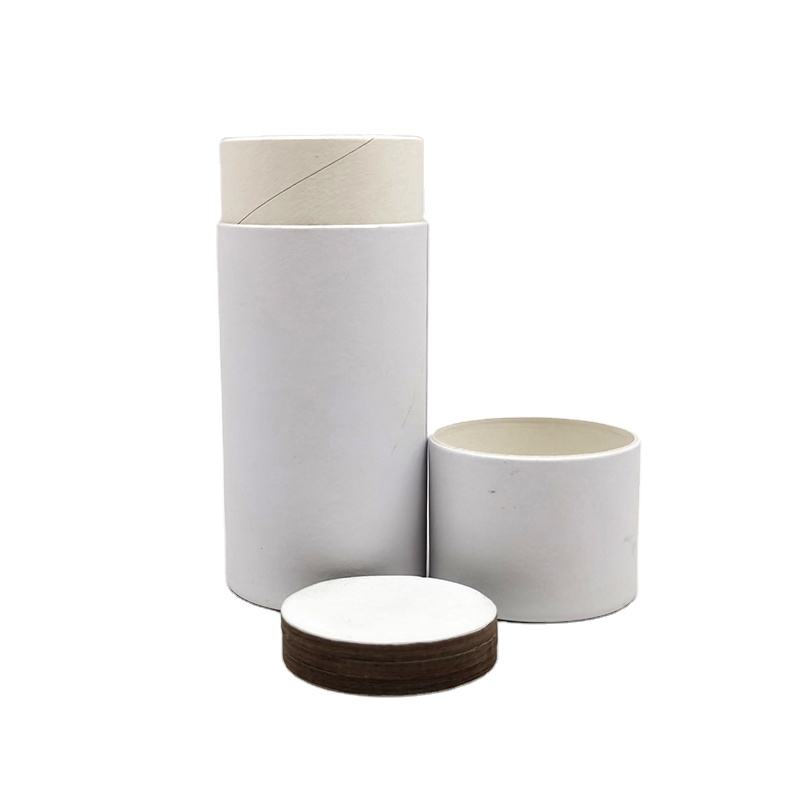 Tube de papier de baume à lèvres Kraft brun 100% emballage en carton push-up biodégradable emballage de papier de barre de Lotion de cosmétiques