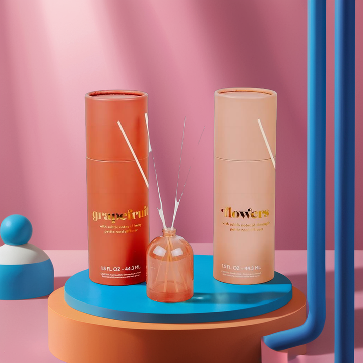 Tube de papier de forme ronde d'emballage de cylindre de conception personnalisée de vente chaude