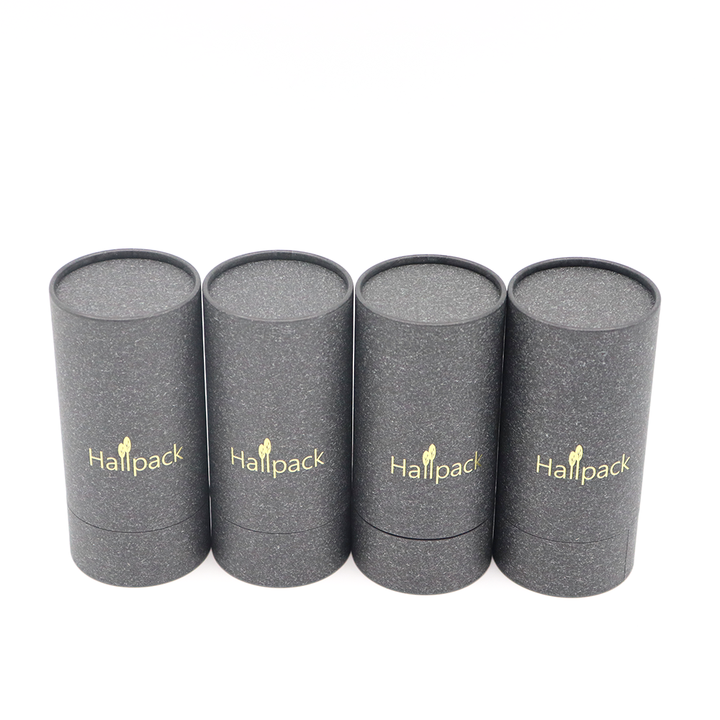 Tube de boîte de papier d'expédition Kraft brun de haute qualité personnaliser boîte ronde blanche emballage de Tube de cylindre biodégradable noir