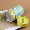 Emballage en papier écologique de qualité alimentaire, conception personnalisée, emballage en Tube de papier de scellage en métal facile à peler pour noix, café, thé