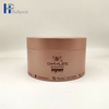 Tube rond de papier d'emballage d'or chaud rose écologique pour des accessoires de mode