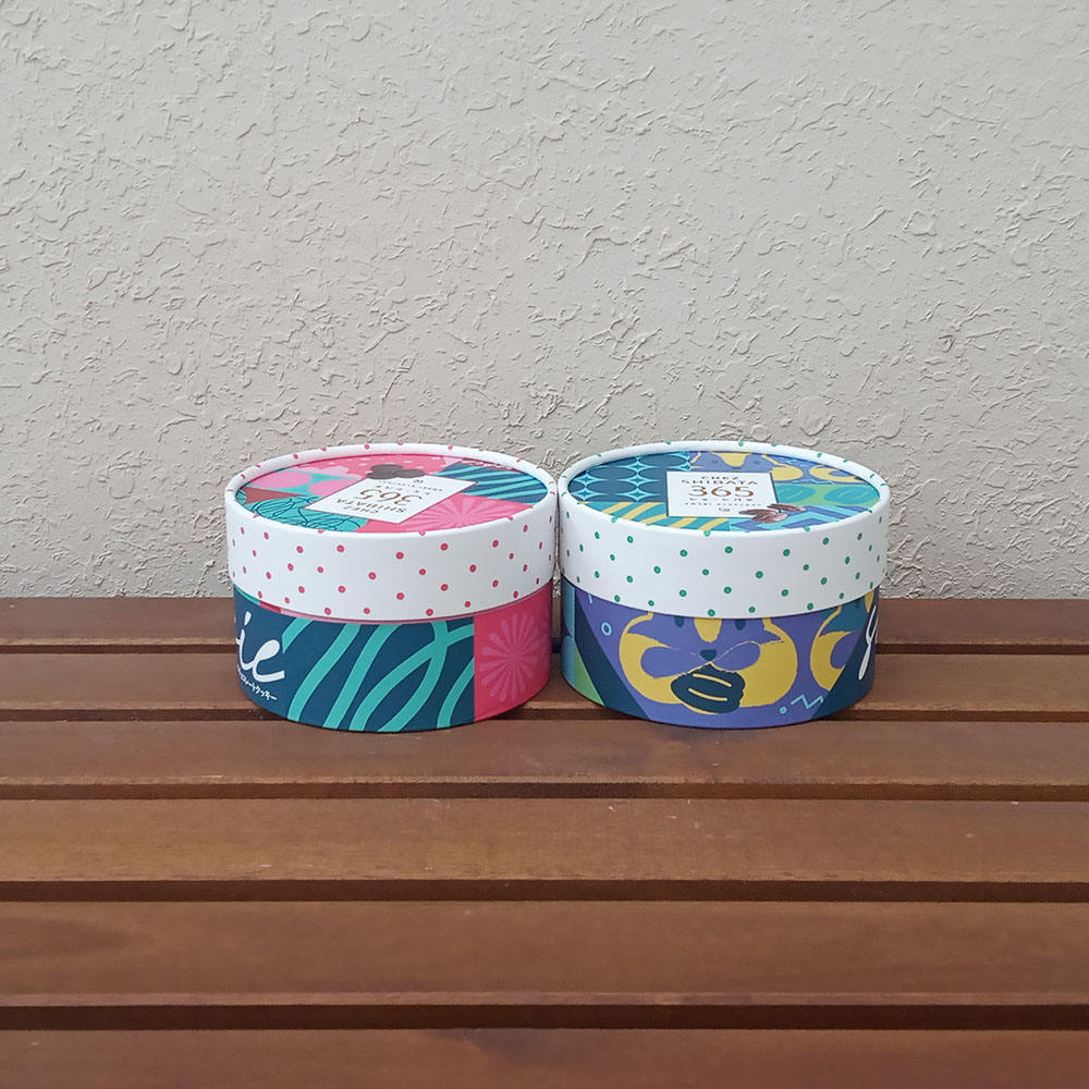 Tube de papier en carton de gâteau de cuisson de papier kraft personnalisé de luxe le plus vendu en gros