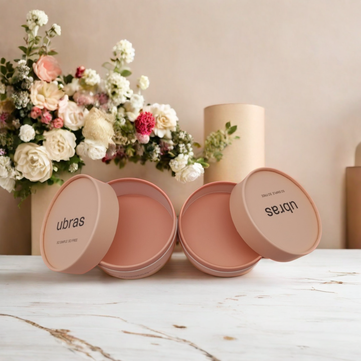 Boîtes de tubes d'emballage de T-Shirt en carton Kraft recyclé, papier artisanal rond biodégradable avec gaufrage pour le stockage