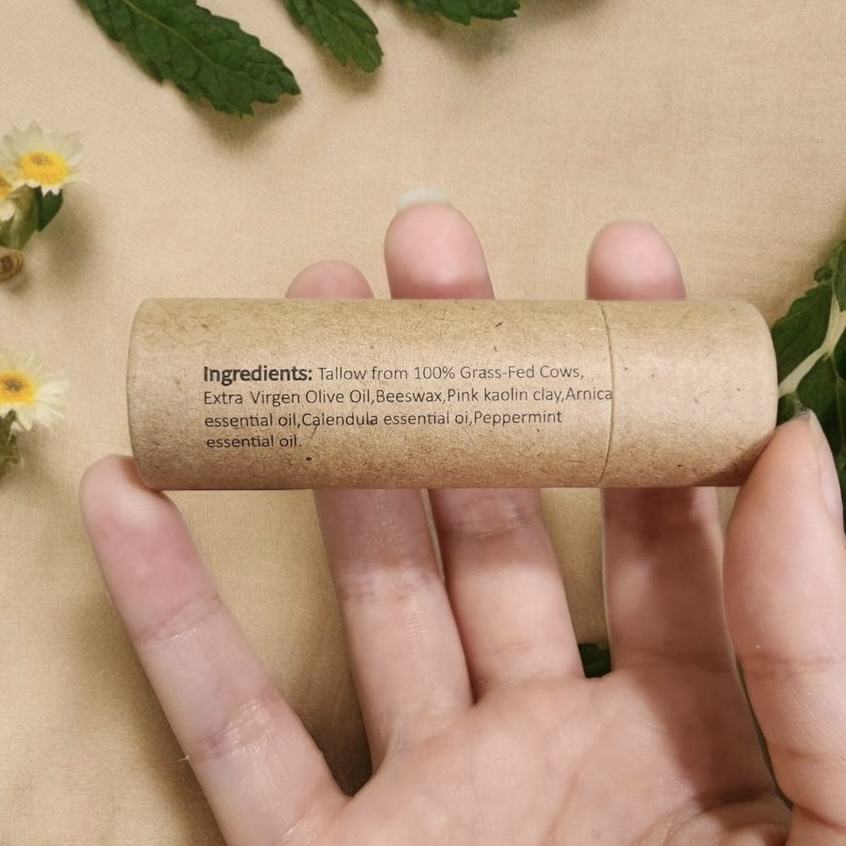 Rouge à lèvres biodégradable, Tube en papier Kraft, conteneur en carton pour cosmétiques, emballage de baume à lèvres, Tubes en papier