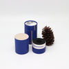 Boîte de cylindre en carton cosmétique biodégradable de luxe personnalisé disparaissant l'impression manipulant l'emballage de tube de papier pour la bouteille de parfum
