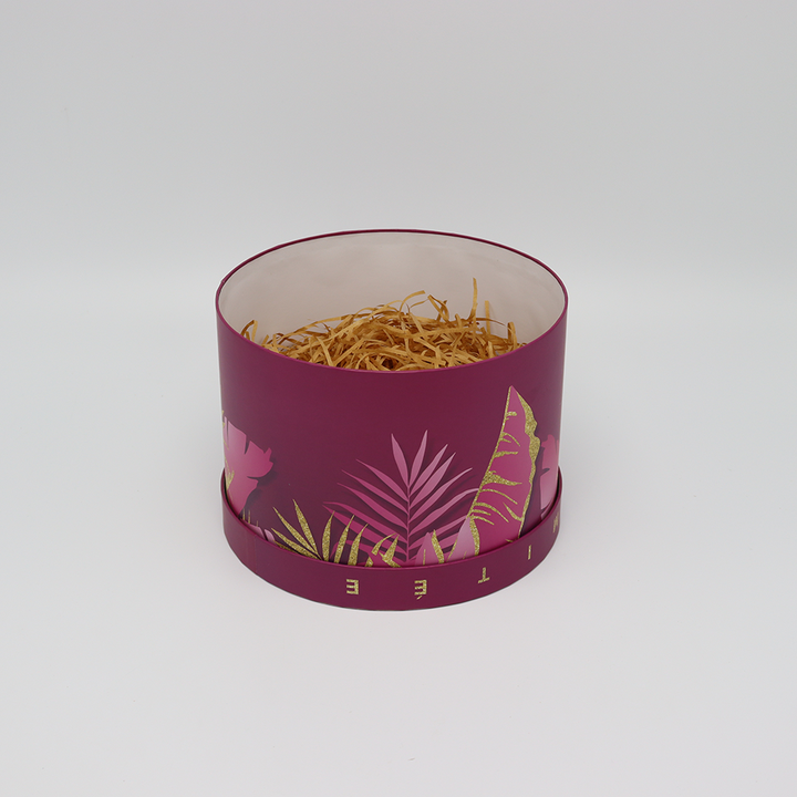 Emballage fait sur commande écologique de tube de papier de boîte de cylindre de carton pour le cadeau d'anniversaire de cadeau de vacances de fleurs de parfum de soin de la peau